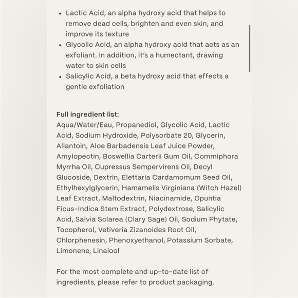 New Twentynine Palms Facial Exfoliating Solution skincare - Picture 3 of 5